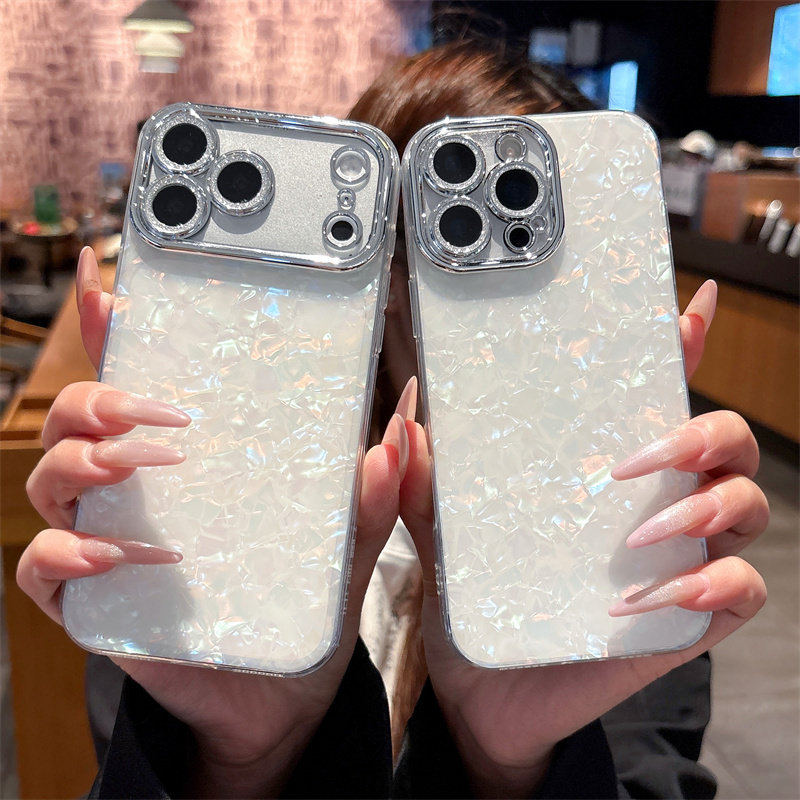 Shell Pattern Phone Case with  - Camera Lens Protector 评论和价格