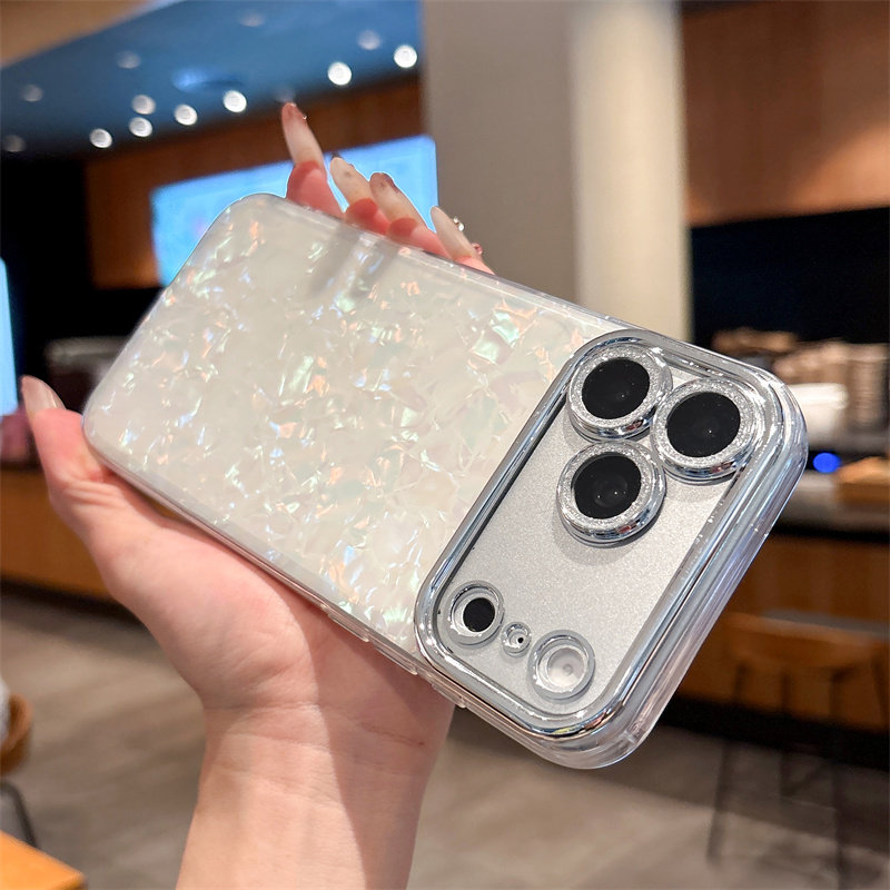Shell Pattern Phone Case with  - Camera Lens Protector 评论和价格