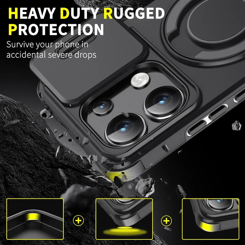 Shockproof Armor Magnetic Brac - Camera Lens Protector 评论和价格