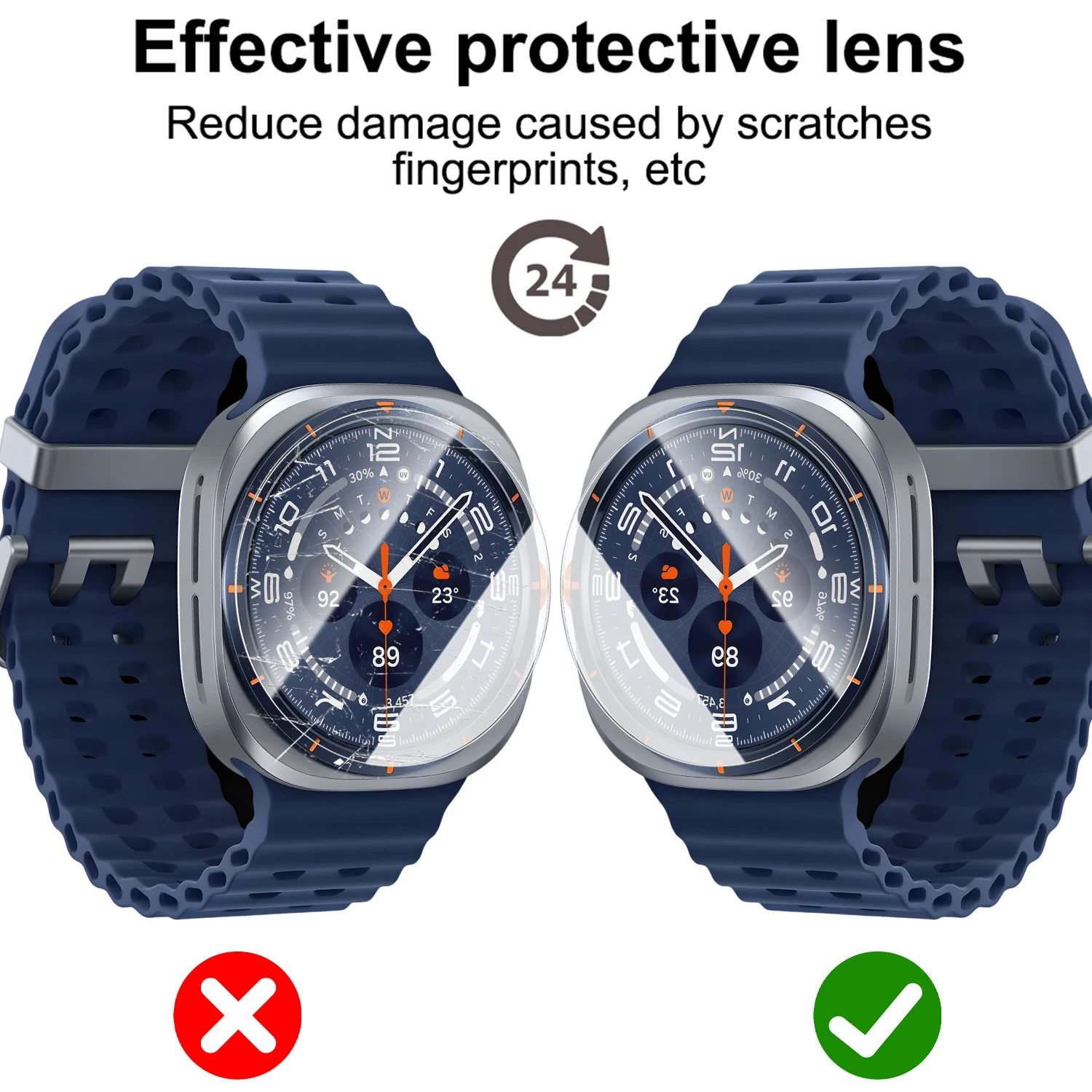 For Samsung Galaxy Watch Ultra - Glass Protector Auto 评论和价格