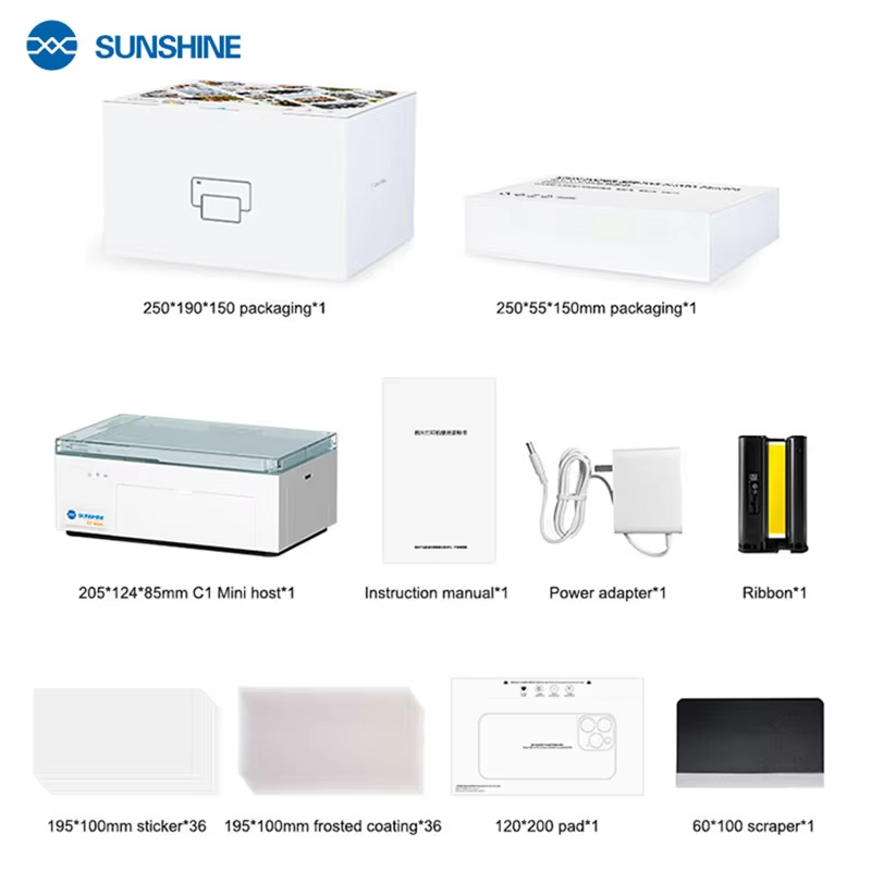 SUNSHINE C1 Mini Color film DI - Screen Protector Cutter 评论和价格