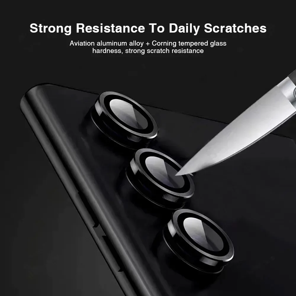 Metal Camera Lens Protector Fo - Tempered Glass Screen 9H 评论和价格