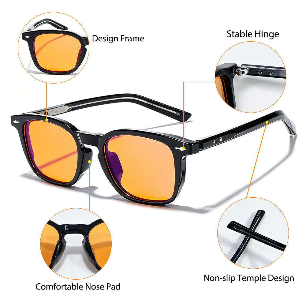 HBK Men Gaming Glasses with 99 - Anti Blue Light Film 评论和价格
