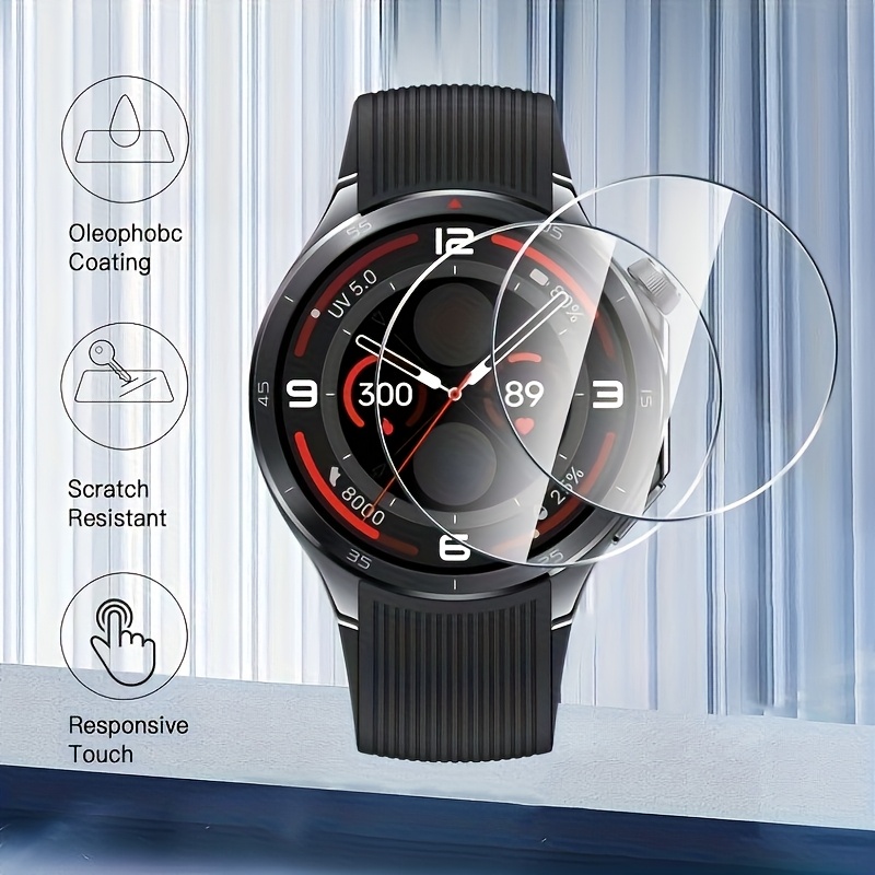 3PCS 9H Tempered Glass Screen  - Smartwatch Screen Film 评论和价格