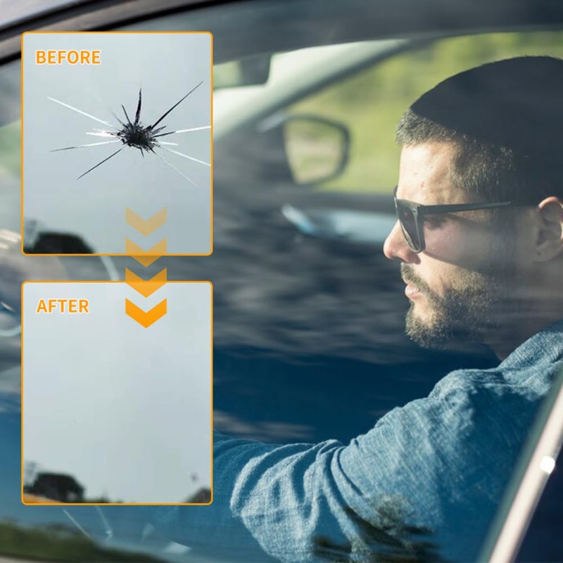 Windshield Repair Kit For Chip - Liquid Uv Glue Kit 评论和价格